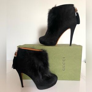 AUTHENTIC GUCCI REAL FUR BOOTIES